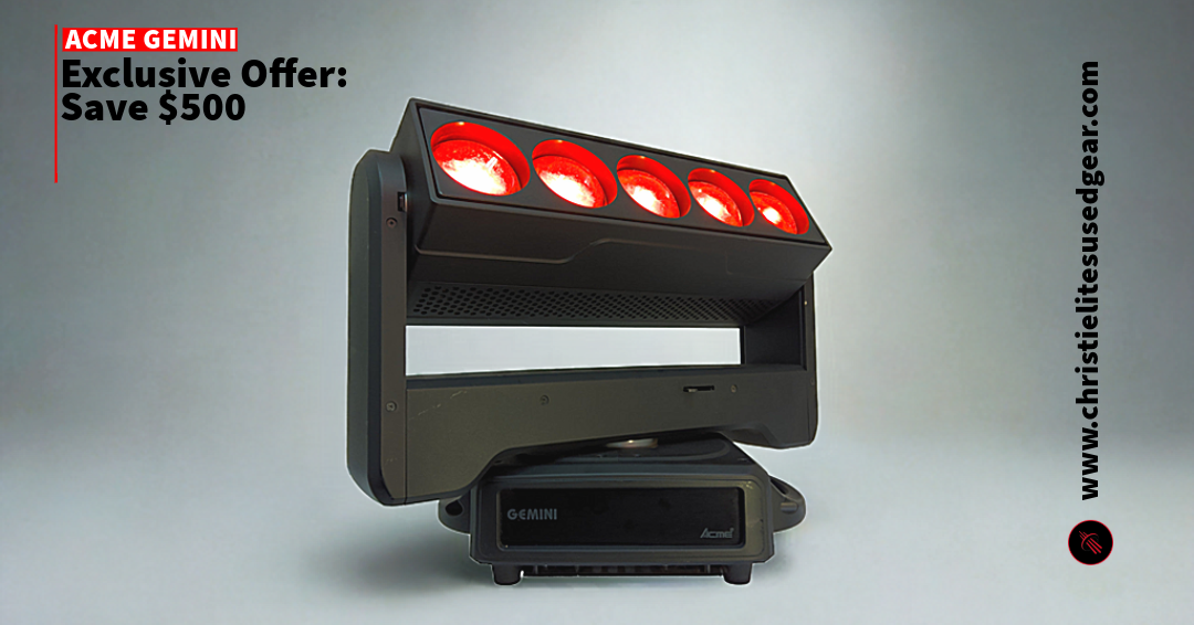 ACME GEMINI Now on Sale – Save $500!