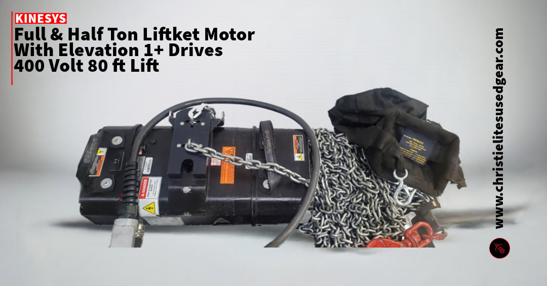 Full & Half Ton Liftket Motors with Elevation 1+ Drives – Now Available!