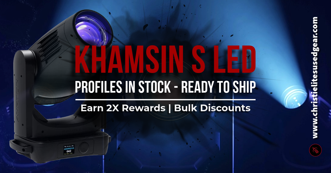 Ayrton Khamsin S: Powerhouse LED Profile with 2X Rewards & Bulk Discounts Available