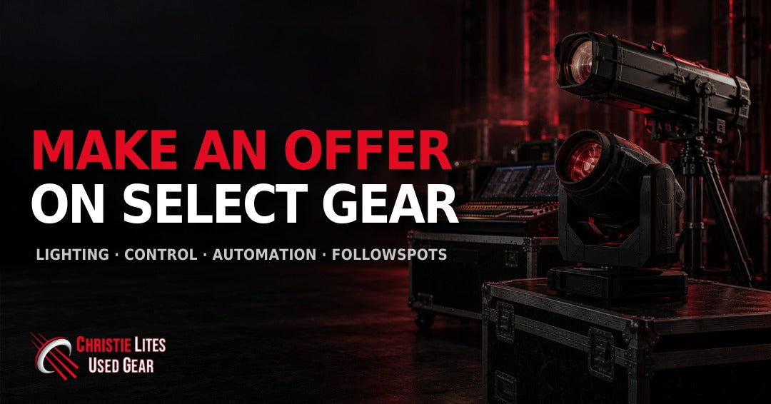 Make an Offer on Used Lighting & Production Gear