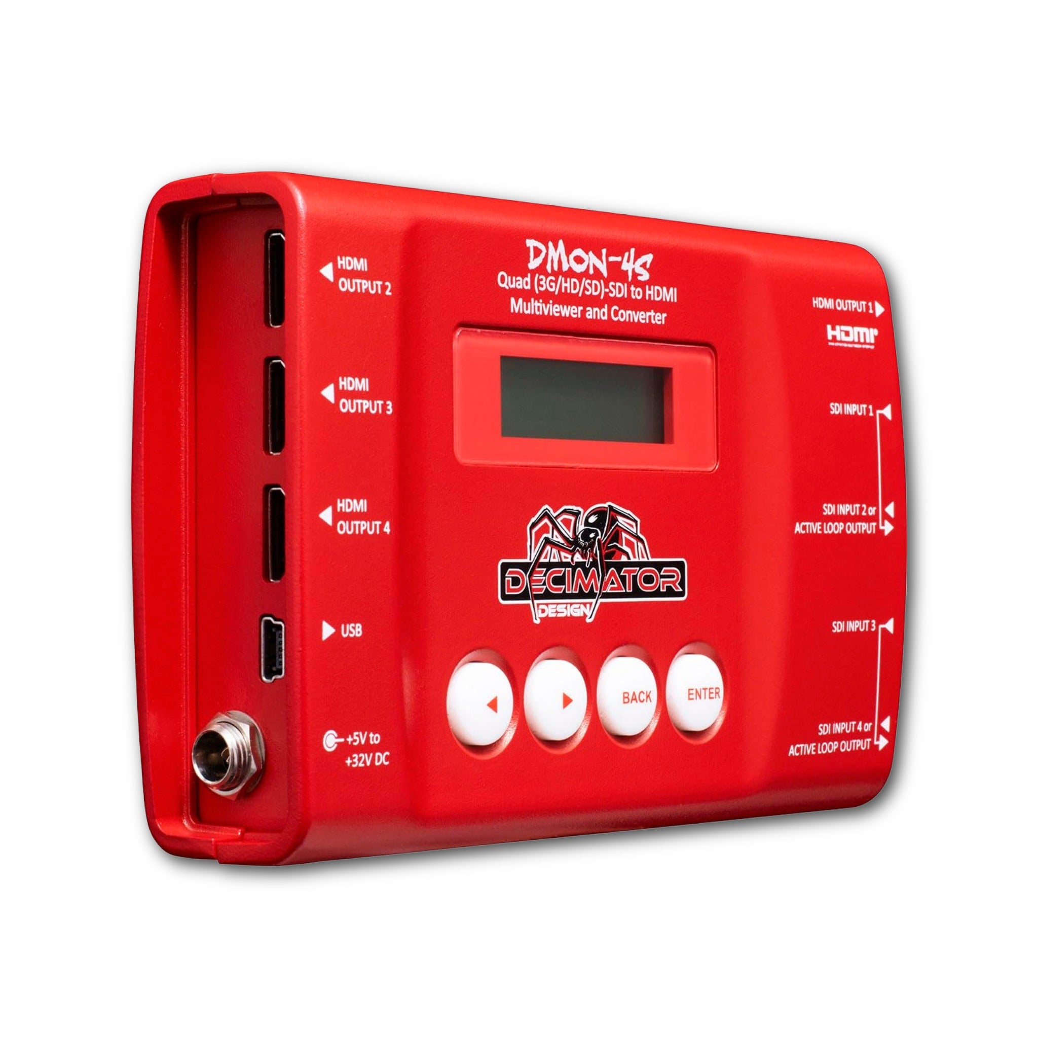 Decimator DMON-4S (3G/HD/SD)-SDI to HDMI Multiviewer and Converter