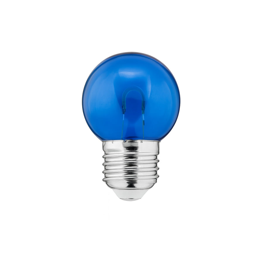 Globe/Medium Screw E27 Blue Lamp