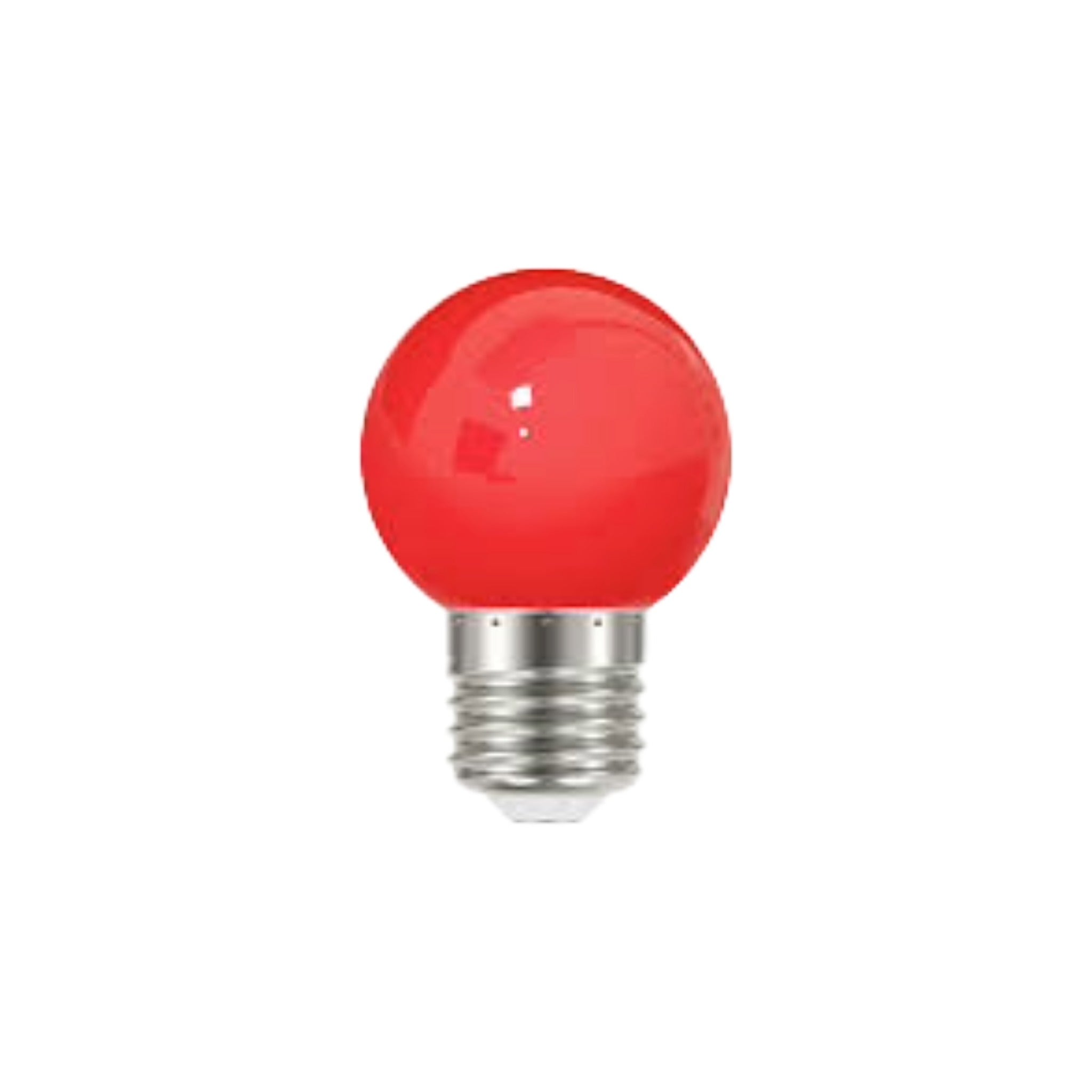Globe/Medium Screw E27 Red Lamp