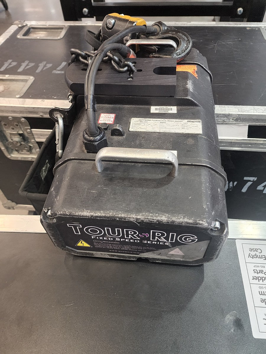 1 Ton TR Single Brake Motor 7 Pin Socopex 60 foot Lift - Lot of 3