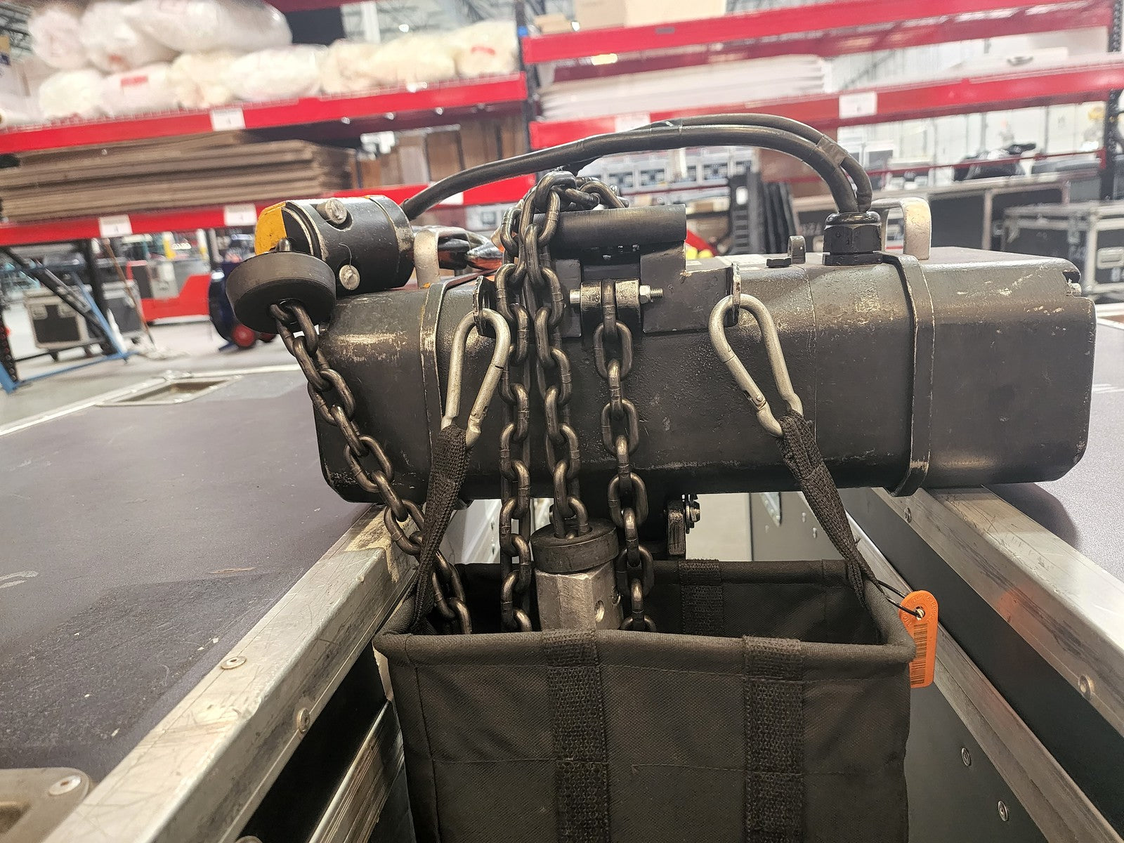 1 Ton TR Single Brake Motor 7 Pin Socopex 60 foot Lift - Lot of 3