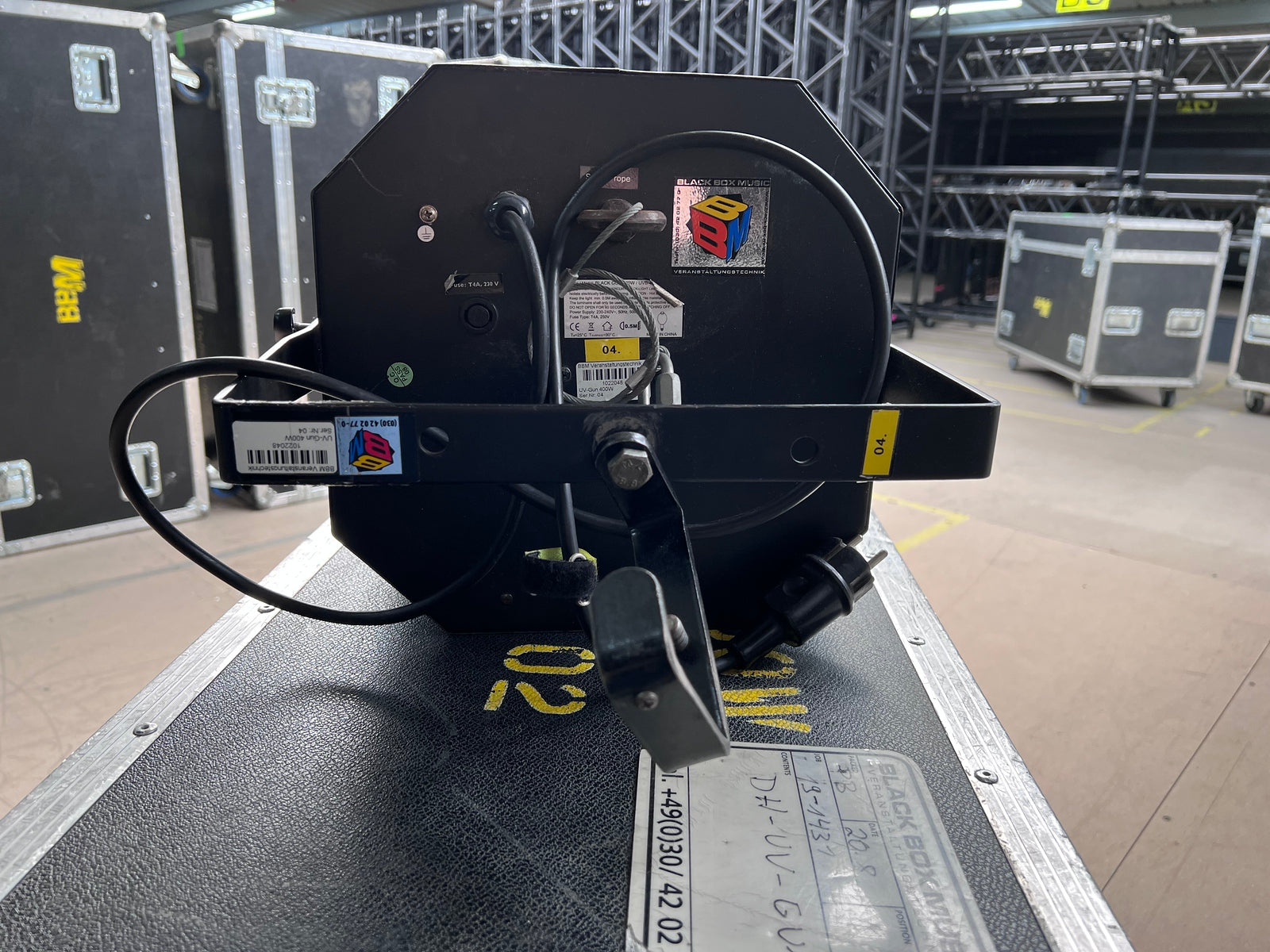 Spot Blacklight 400 W Black Gun UV Eurolite