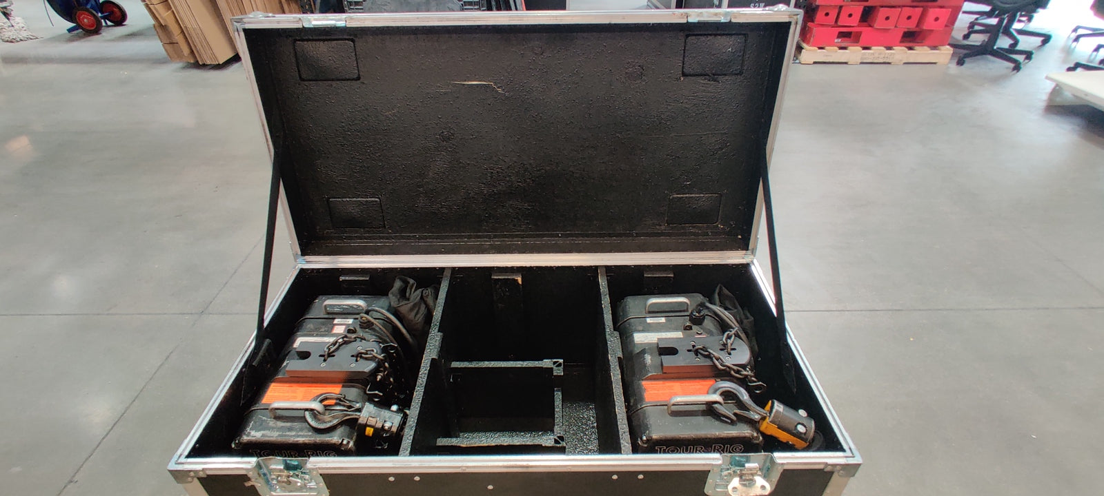 Moteur à frein simple TR 1 tonne, 7 broches, Socopex, élévateur de 18 m (60 pieds) - Lot de 3