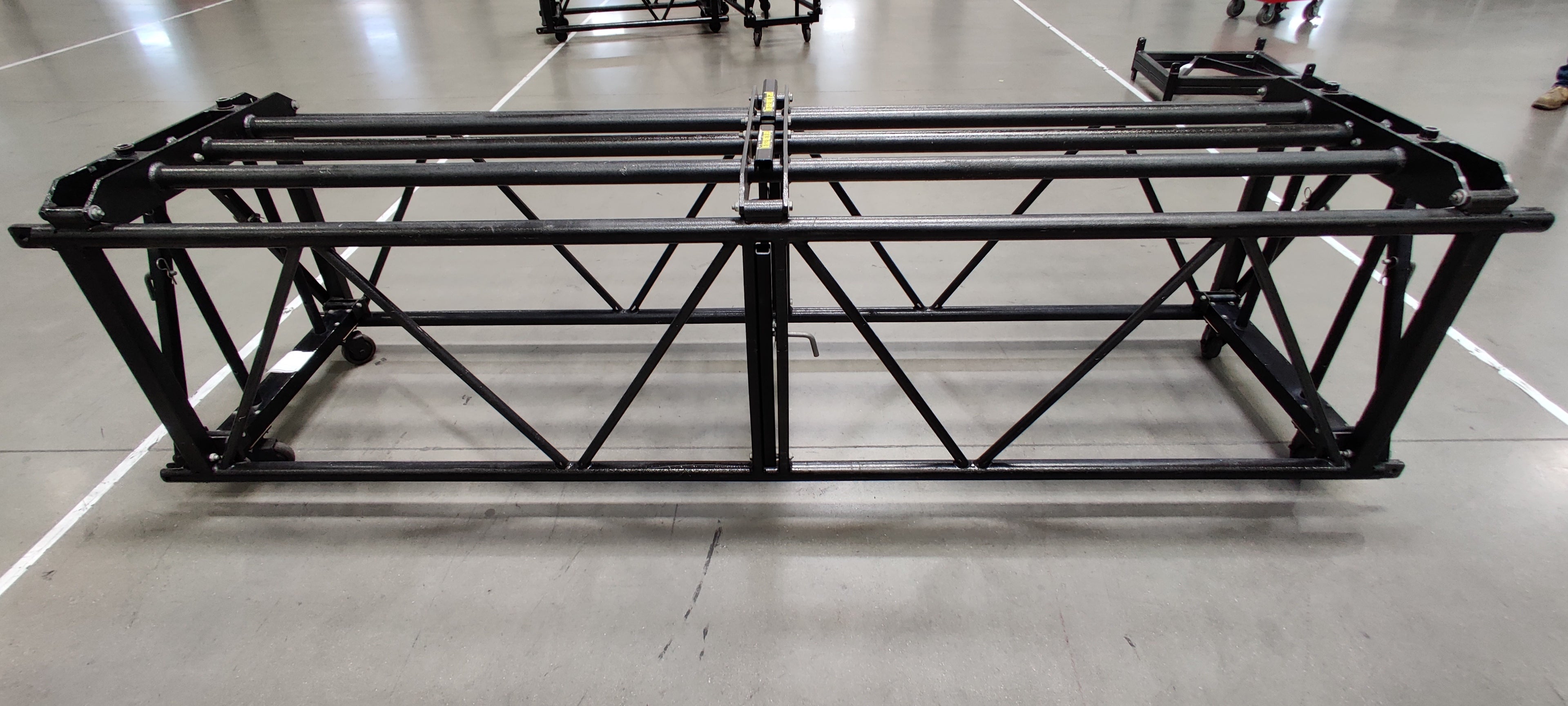 10 ft Black D Type Swing Wing Truss