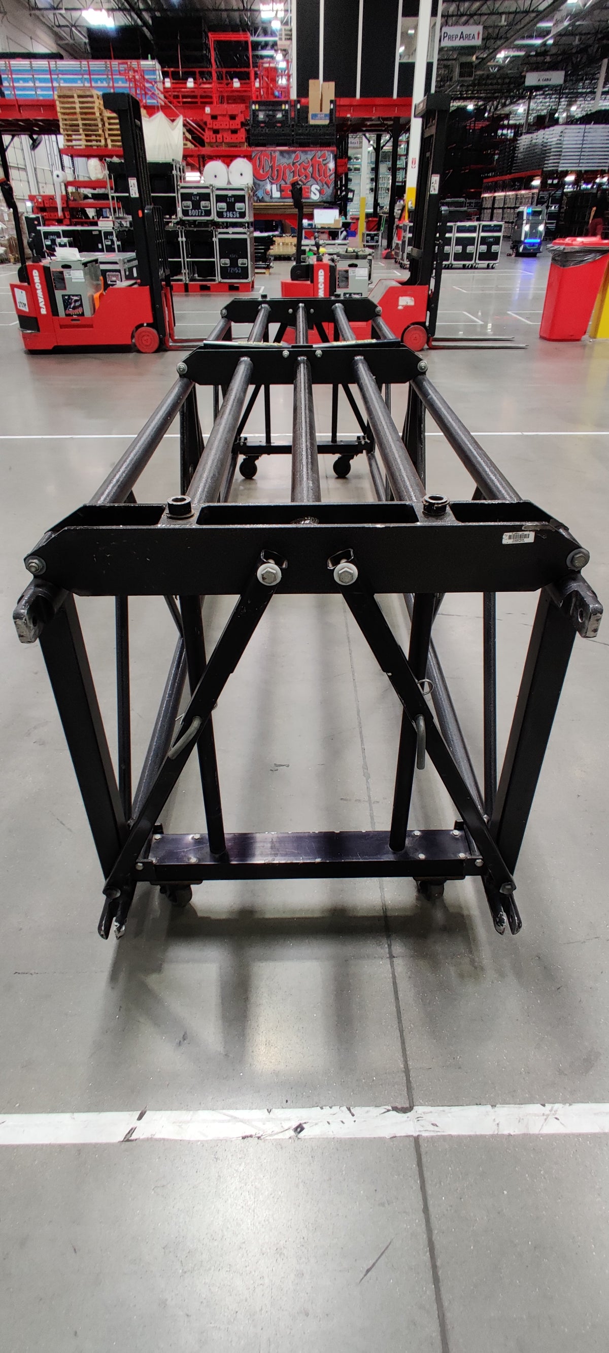 10 ft Black D Type Swing Wing Truss
