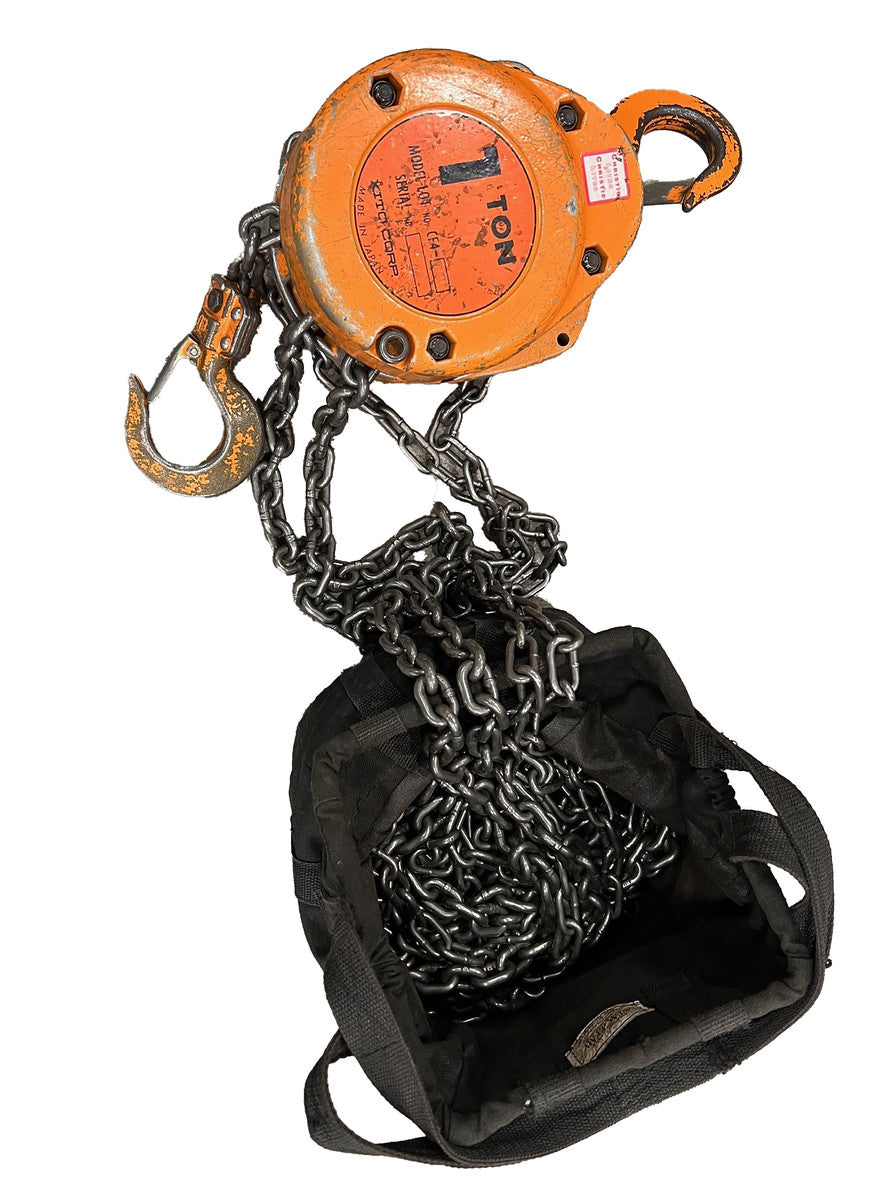 Kito 1 Ton Chain Fall 1 35 foot - USED