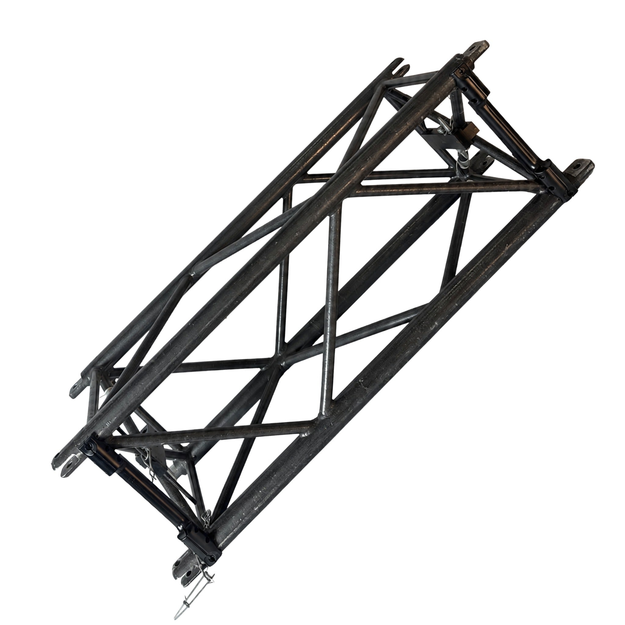 B Type 16 inch Black 4 foot Truss with Pinblocks
