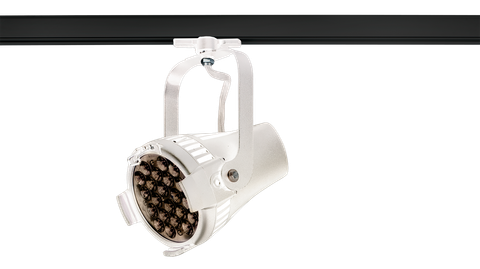 D22 Daylight Eutrac Track Fixture - White — manufacturer reference image