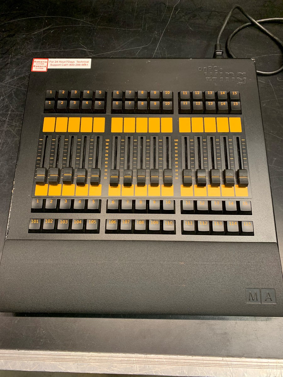 MA2 onPC Fader Wing