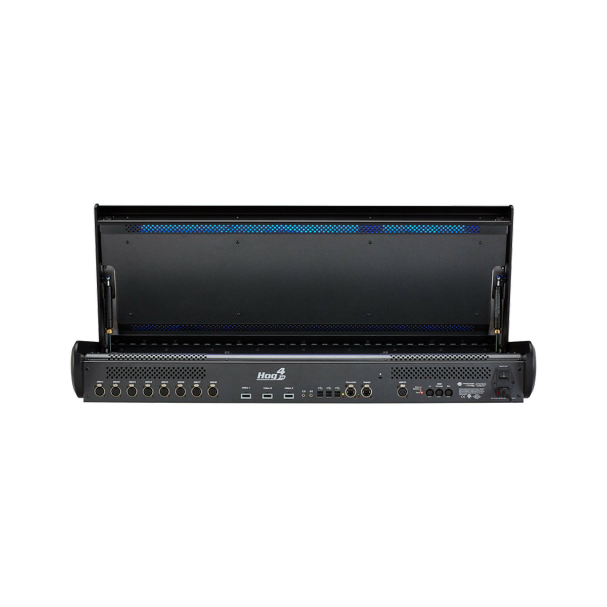 Hog 4-18 control console in road case, US power cable