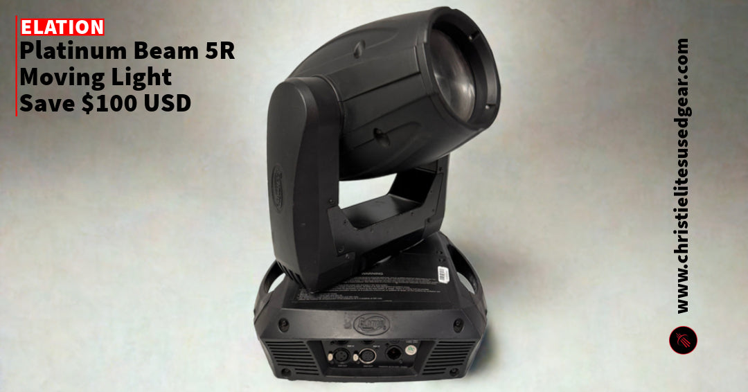 Platinum Beam 5R – Now Just $495! Save $100 on This High-Impact Moving Light