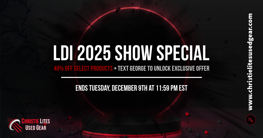 LDI 2025 Show Special: 40% Off Select Pro Lighting