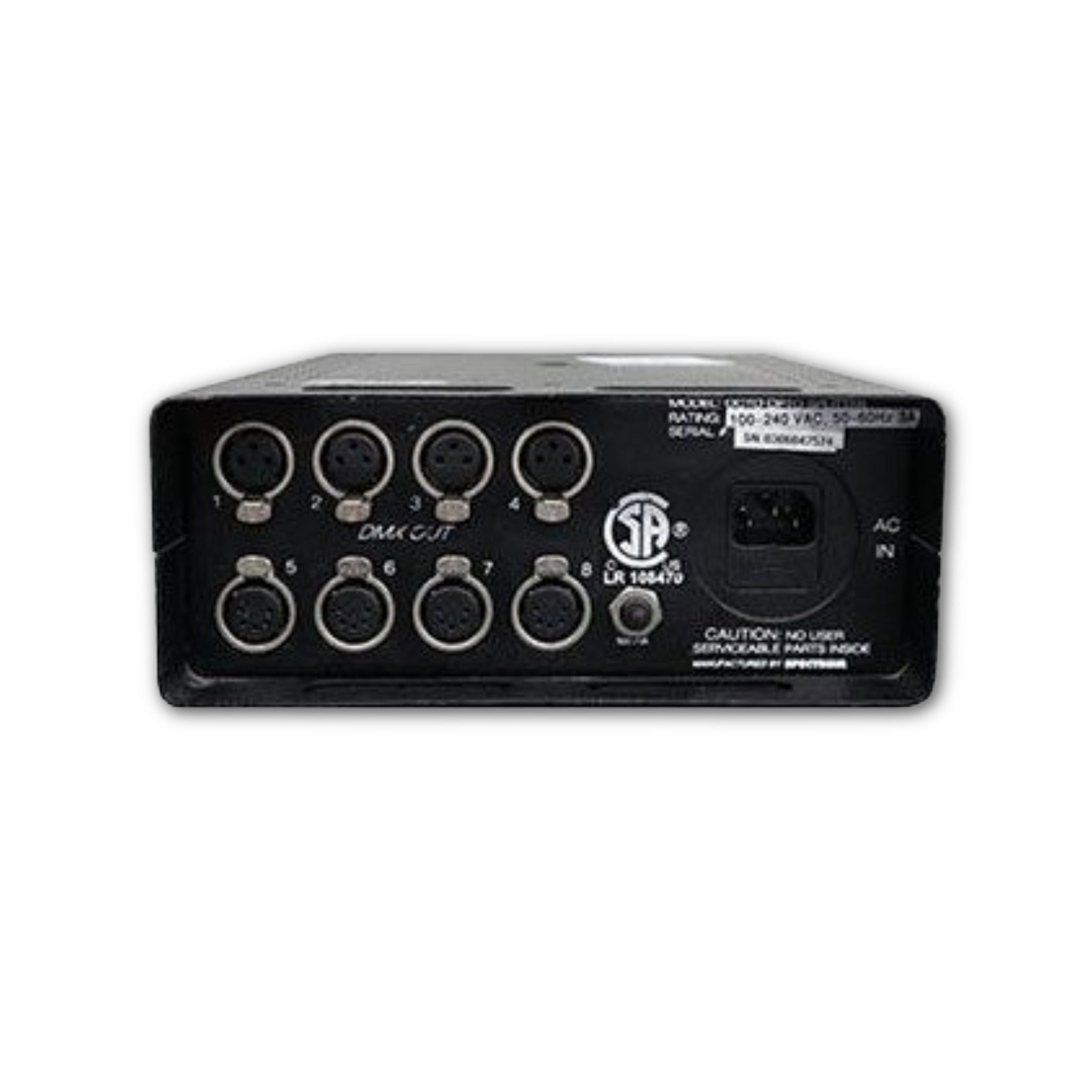 Opto-Isolator 8-way DMX-(IEC)