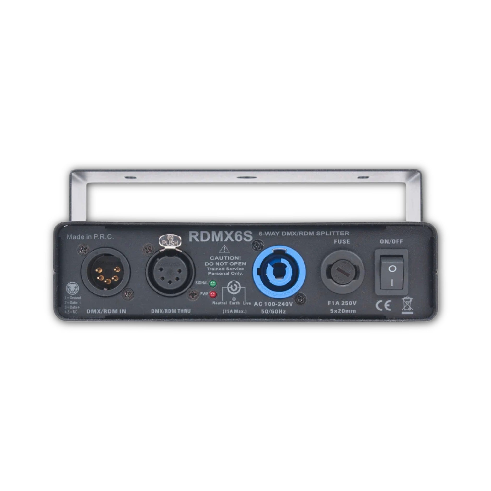 6-facher RDM DMX Opto-Splitter