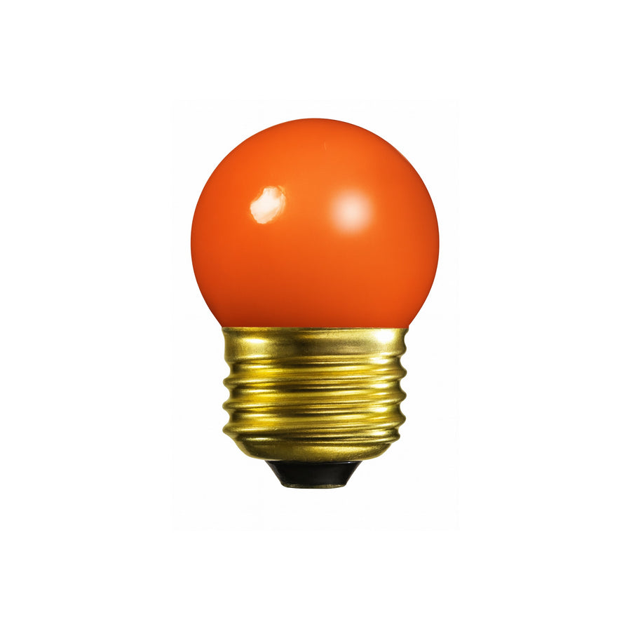 7.5 Watt Globe/Medium Screw 120v Orange/Amber Lamp