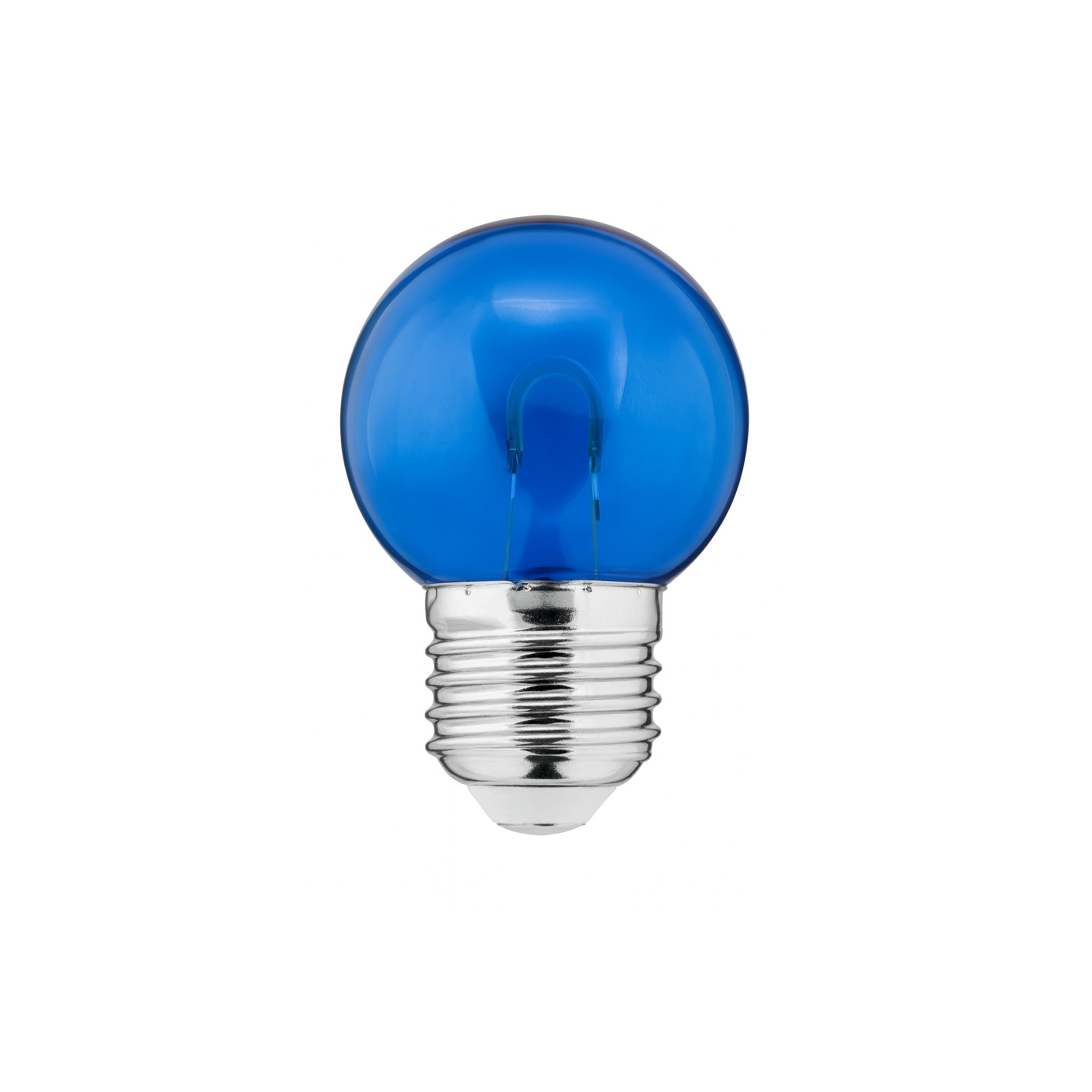 Globe/Medium Screw E27 Blue Lamp