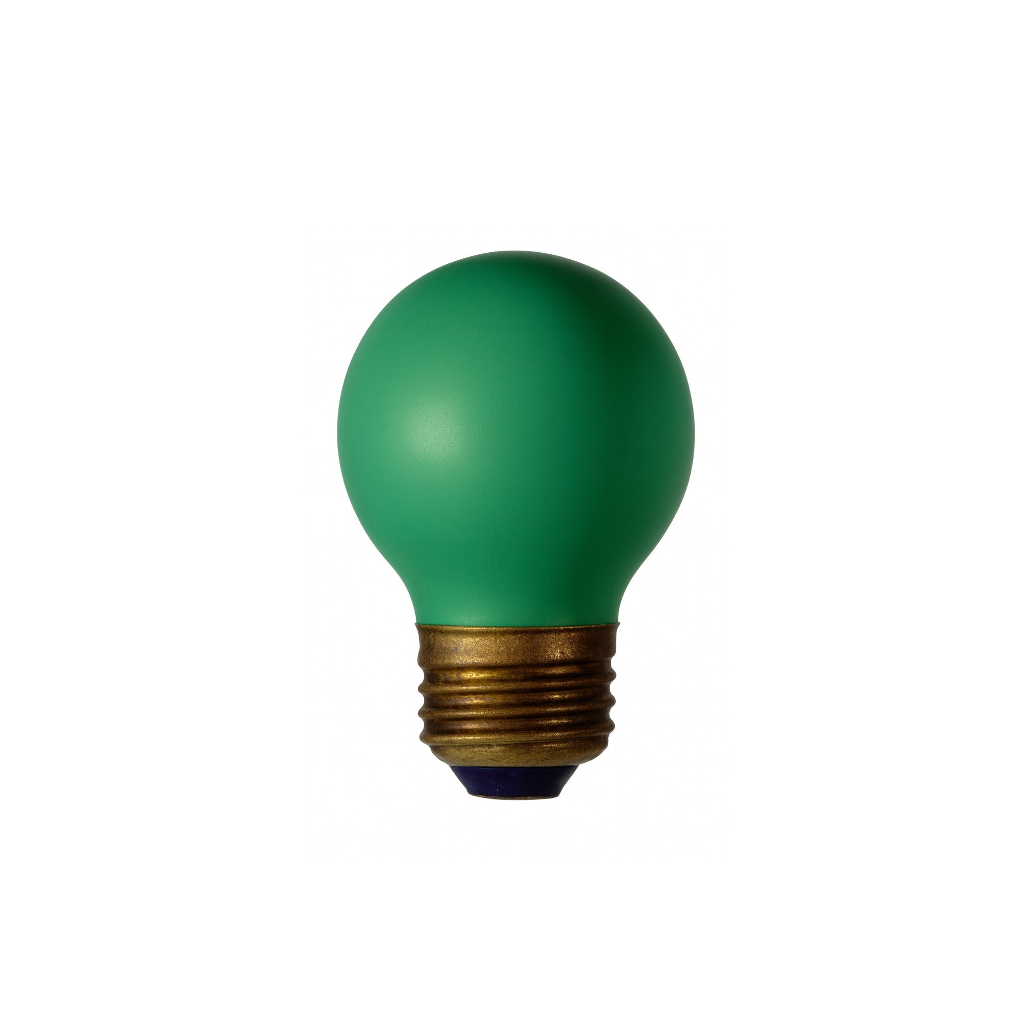 Globe/Medium Screw E27 Green Lamp