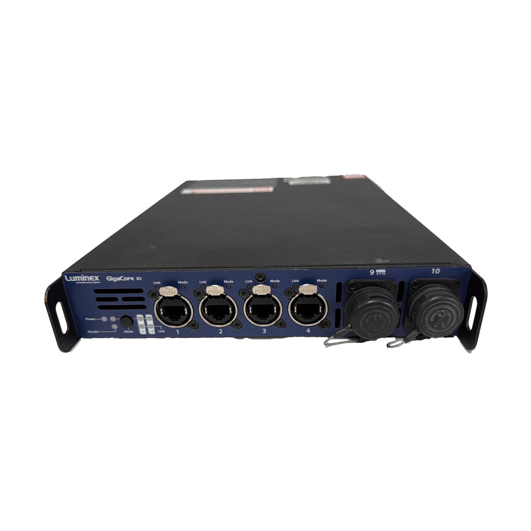Switch GigaCore10 Neutrik DBL QUAD MMF Luminex 