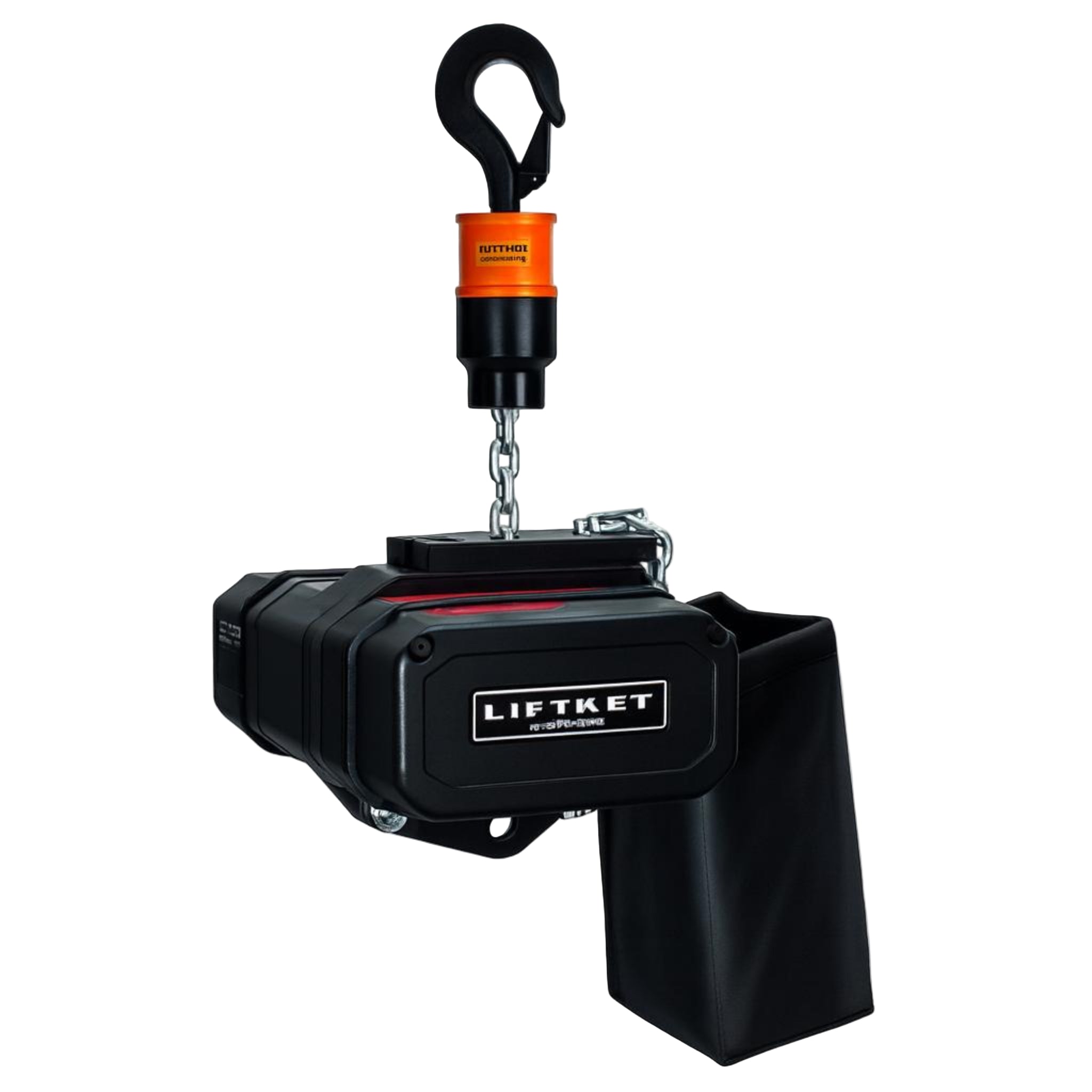Black lifting device with 'LIFTKET' branding on a white background