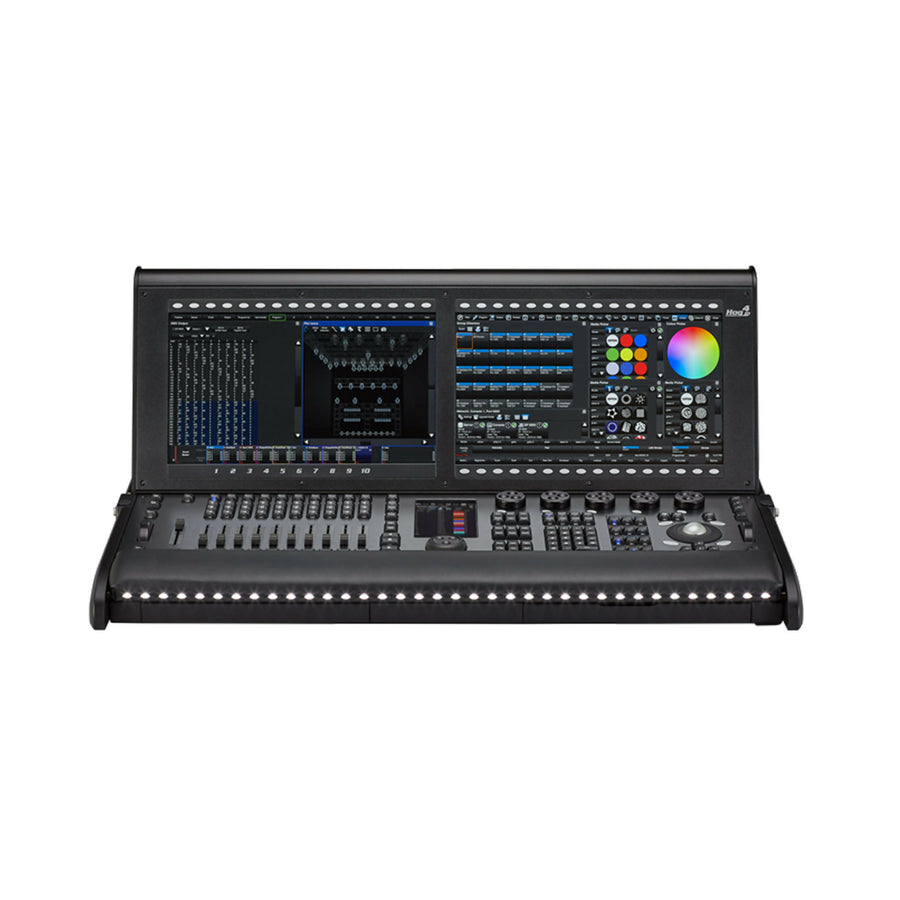 Hog 4-18 control console in road case, US power cable