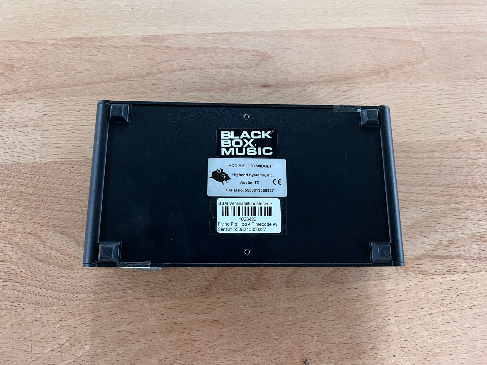 Widget USB MIDI/LTC pour systèmes haut de gamme