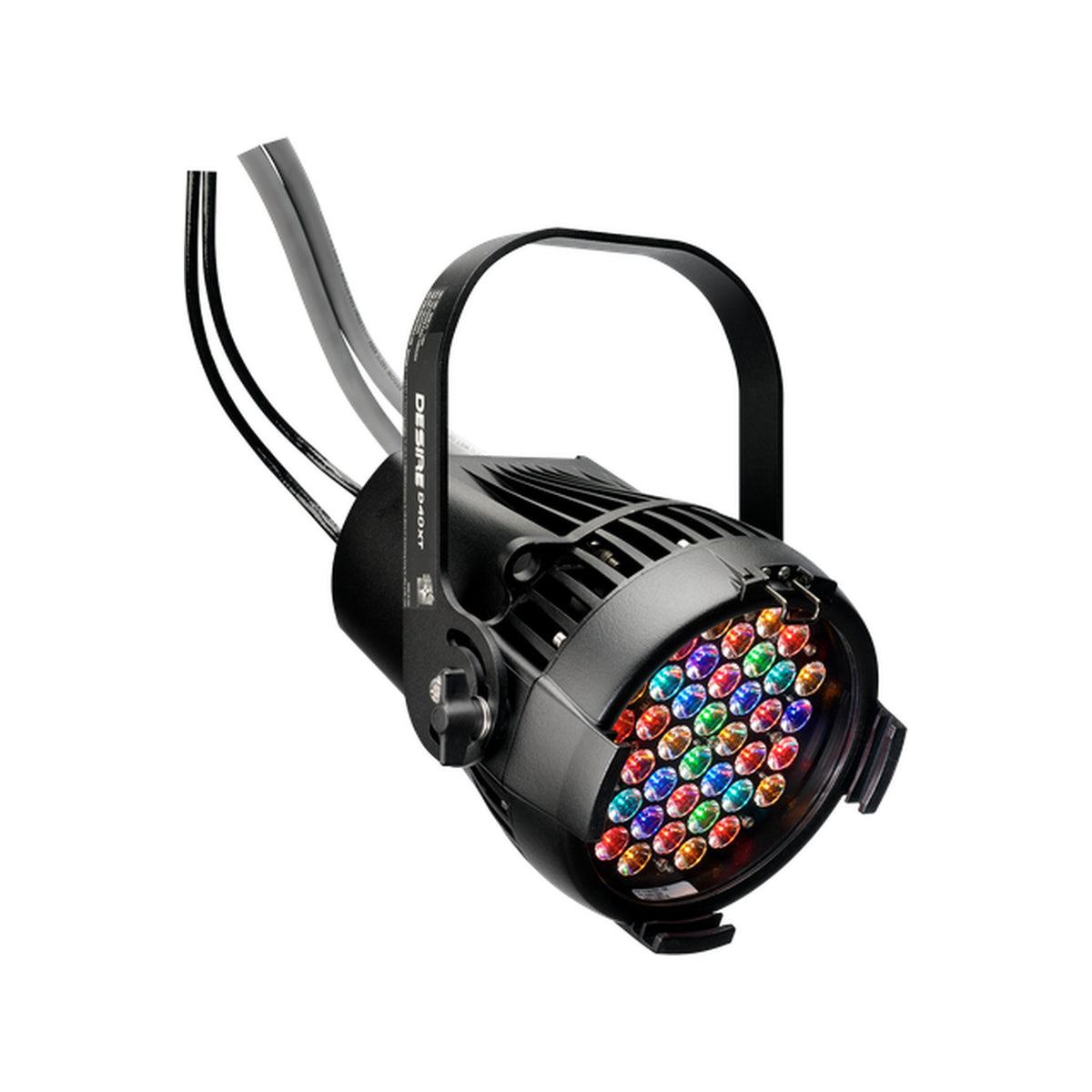 D40XT Fire LED Fixture - Black — manufacturer reference image
