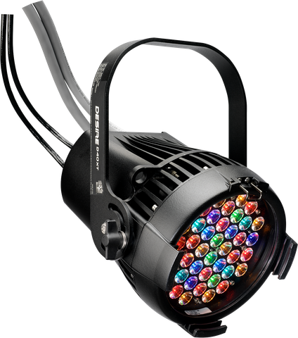 D40XT Fire LED Fixture - Black — manufacturer reference image