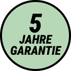 5 Jahre Garantie