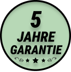 5 Jahre Garantie
