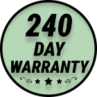 240 Day Warranty